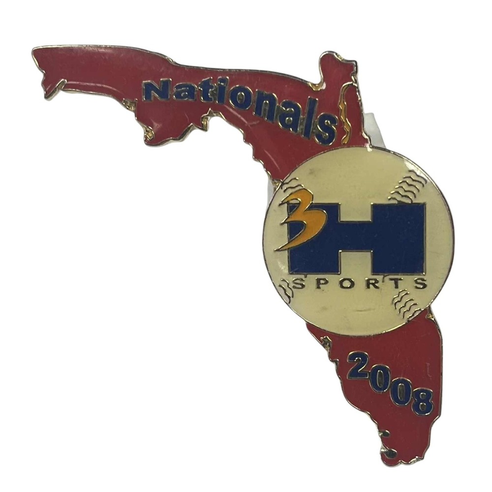 2008 Cooperstown Dreams Park Trading 3H Sports Florida Nationals Baseball Pin